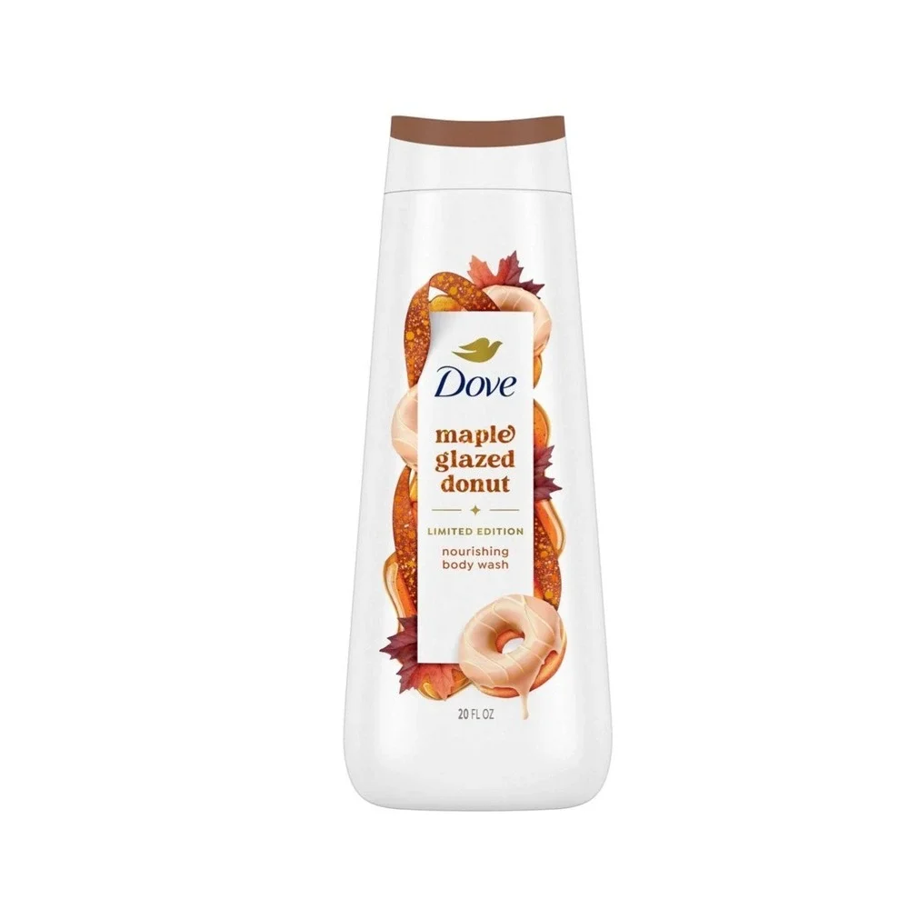 Dove Maple Glazed Donut Limited Edition Nourishing Body Wash 20oz NEW
